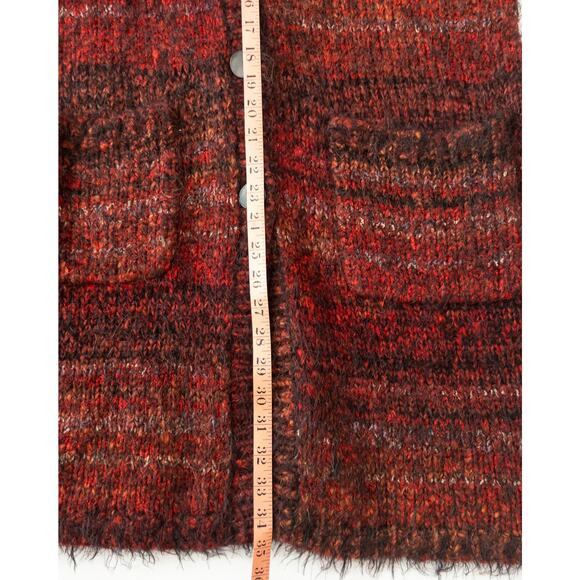 Chico's Wool Blend Longline Sweater Cardigan Size 2 Vintage - Picture 11 of 11